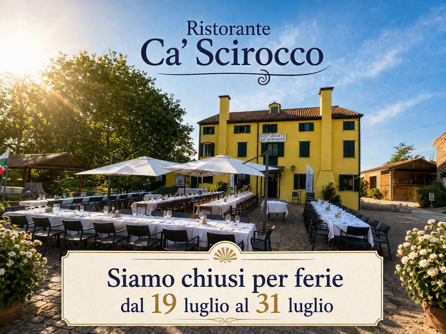Ristorante in ferie